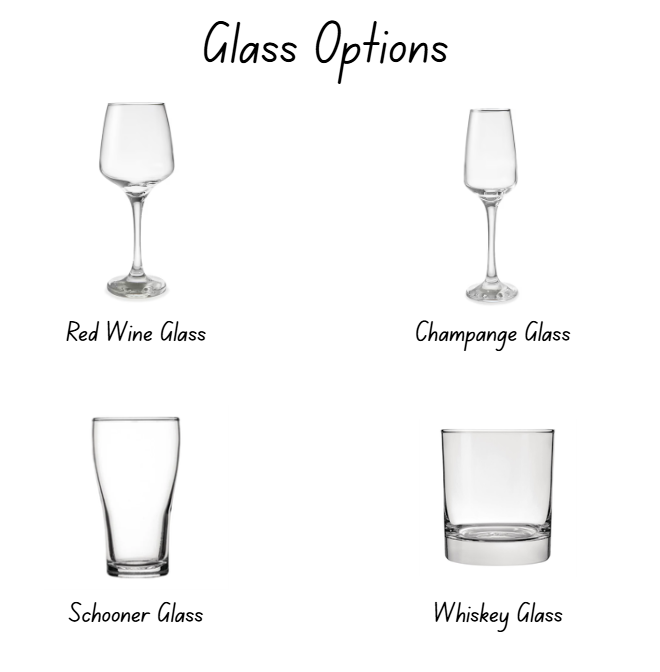 Engraved glasses