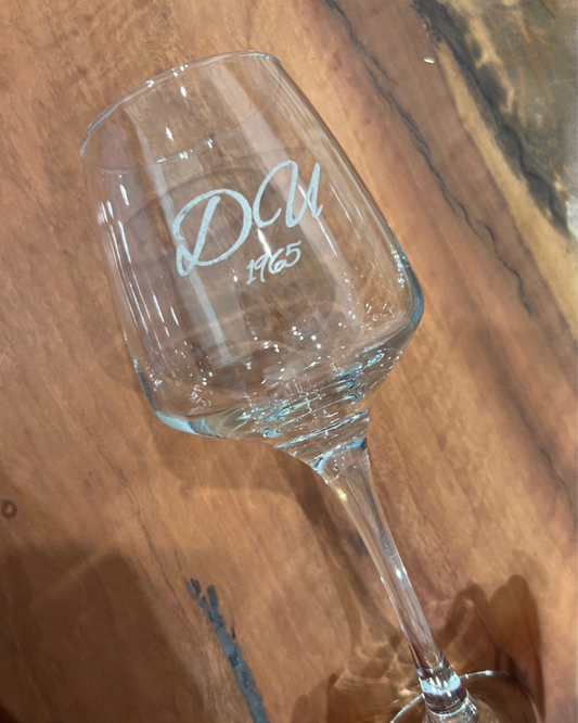 Engraved glasses